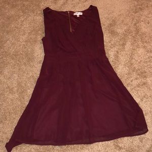 Maroon dress